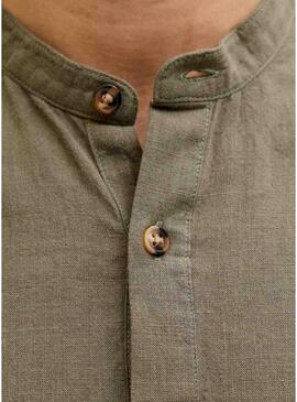 Camicia Jack and Jones Summer verde per uomo