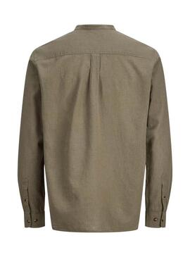 Camicia Jack and Jones Summer verde per uomo