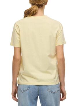 Maglietta Vila Nora gialla per donna