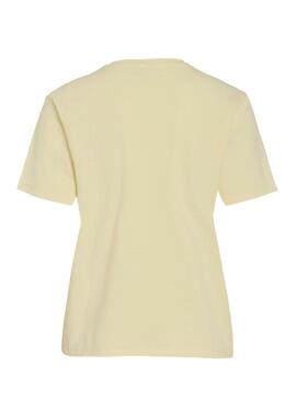 Maglietta Vila Nora gialla per donna