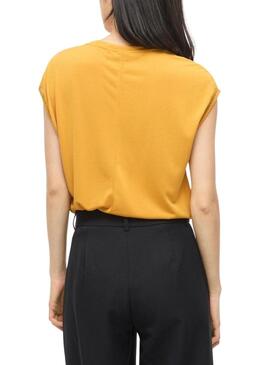 Maglietta Vila Modala gialla per donna