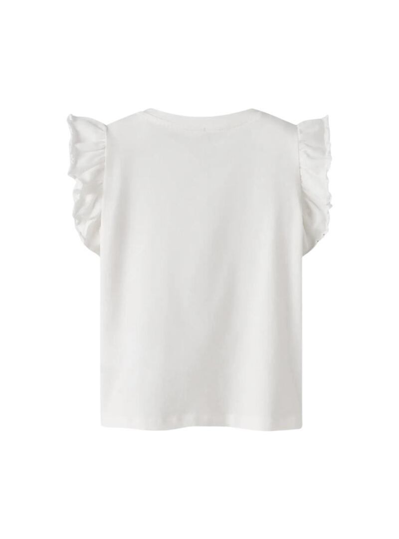 Maglietta Name It Dybba bianca per ragazza