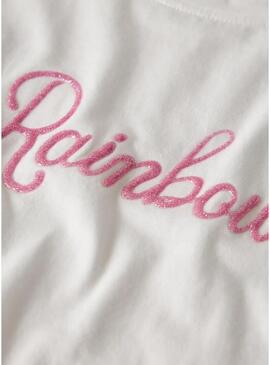 Maglietta Name It Dybba bianca per ragazza