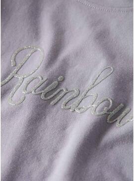 Maglietta Name It Dybba viola per bambina