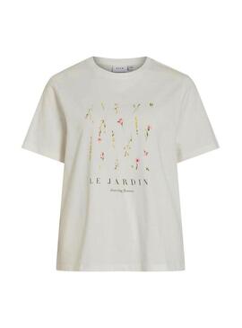 Maglietta Vila Sybil bianca per donna.