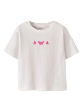 Maglietta Name It Futia bianca per bambina