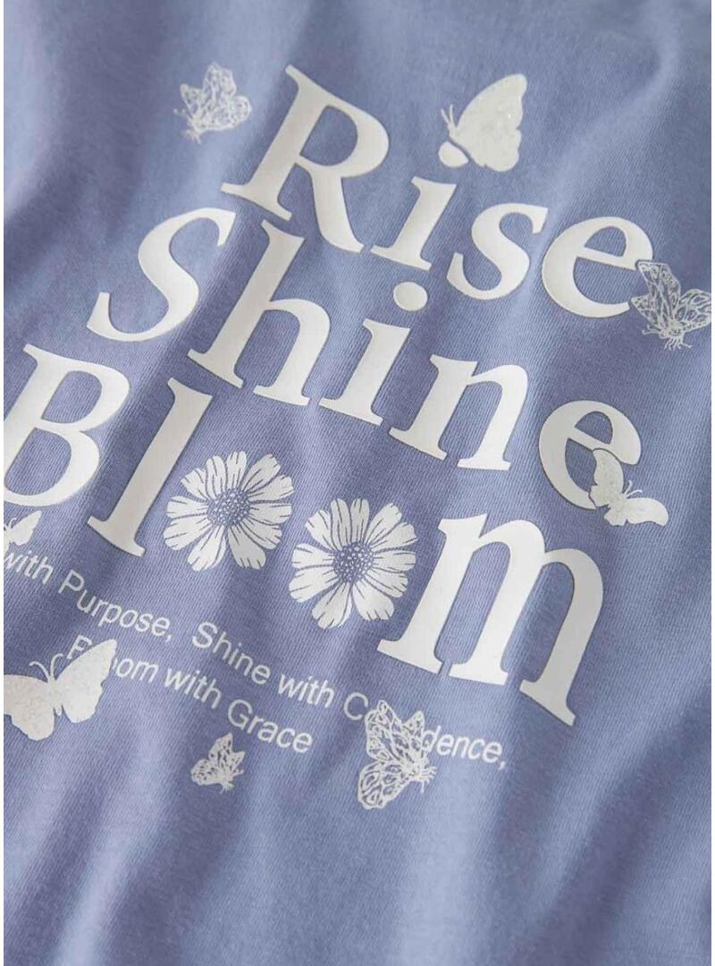 Maglietta Name It Futia blu per bambina