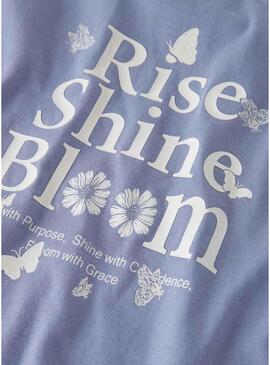 Maglietta Name It Futia blu per bambina