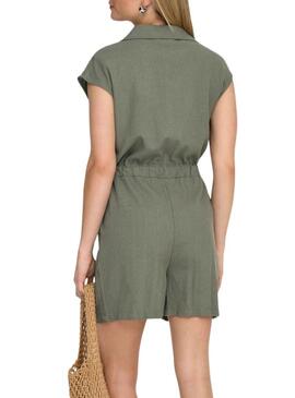 Scimmia corta Only Goa verde per donna