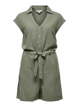 Scimmia corta Only Goa verde per donna