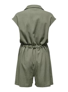 Scimmia corta Only Goa verde per donna