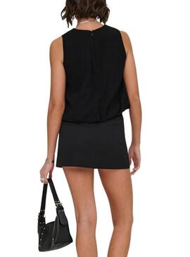Top Only Laris palloncino nero per donna