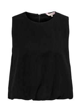 Top Only Laris palloncino nero per donna