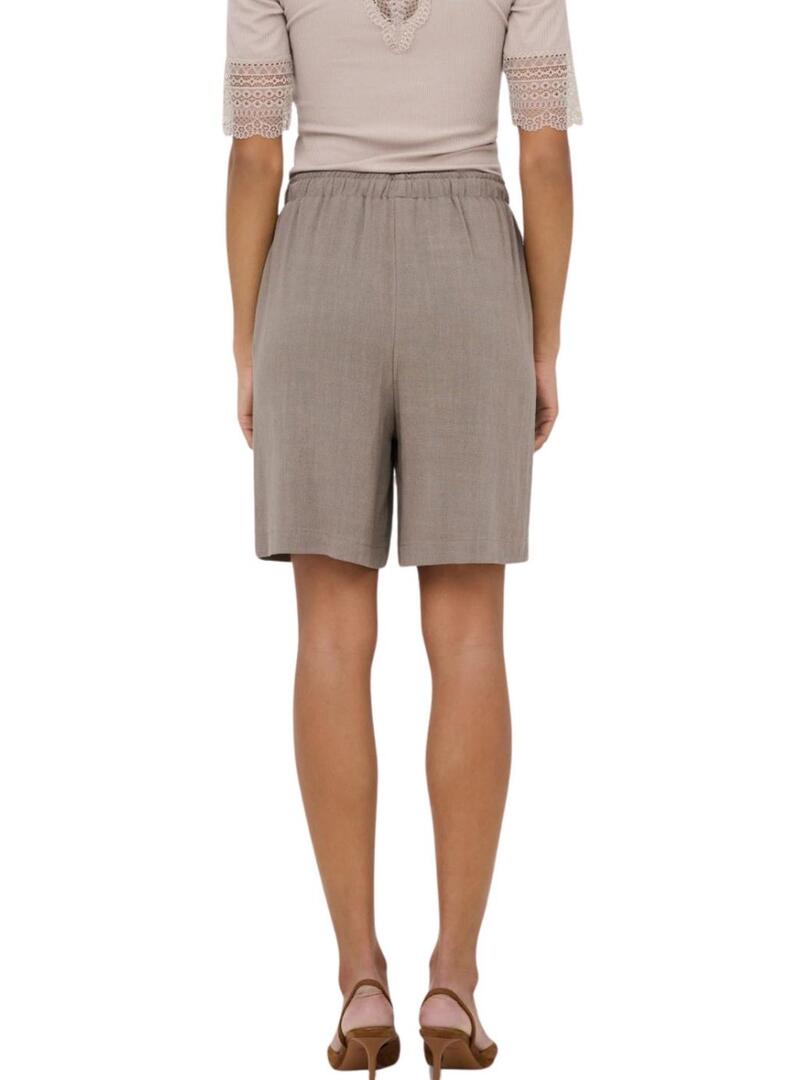 Bermudas Only Siesta beige per donna