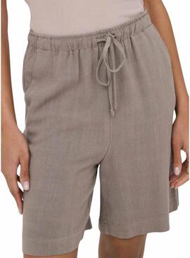 Bermudas Only Siesta beige per donna