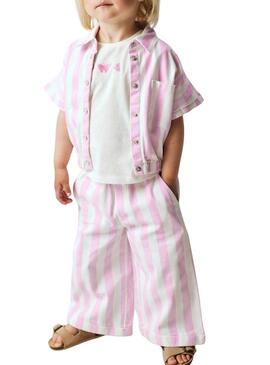 Camicia Name It Friba rosa per bambina