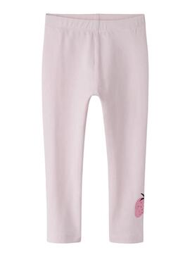Leggings Name It Bilona rosa per bambina.