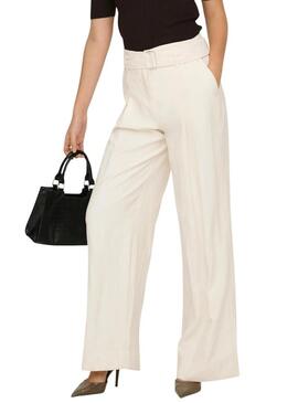 Pantaloni bianchi Only Tila da donna.