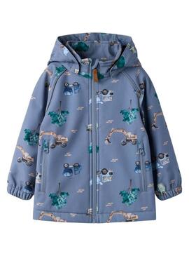 Giacca Name It Alfa escavatori blu per bambino