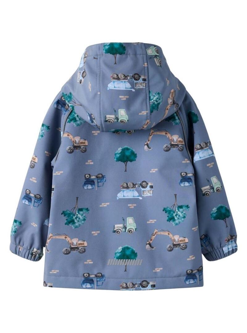 Giacca Name It Alfa escavatori blu per bambino