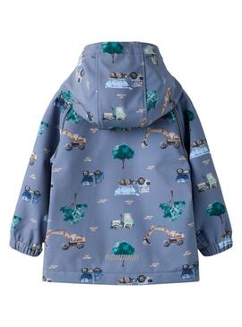 Giacca Name It Alfa escavatori blu per bambino