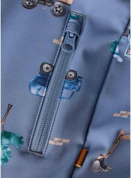 Giacca Name It Alfa escavatori blu per bambino