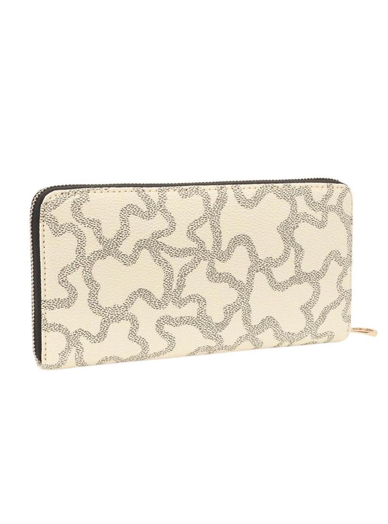 Portafoglio Tous Kaos Icon beige per donna