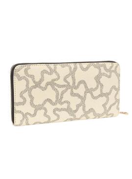 Portafoglio Tous Kaos Icon beige per donna