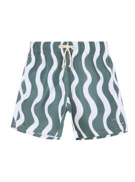 Costume da bagno Silbon waves verde per uomo.