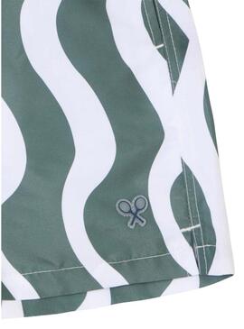 Costume da bagno Silbon waves verde per uomo.