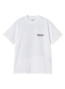 Maglietta Carhartt Sean Hamilton bianca per uomo