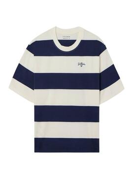 Maglietta Silbon Special fit boxy a righe per uomo