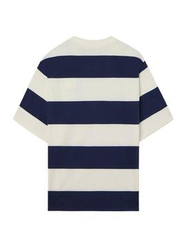 Maglietta Silbon Special fit boxy a righe per uomo