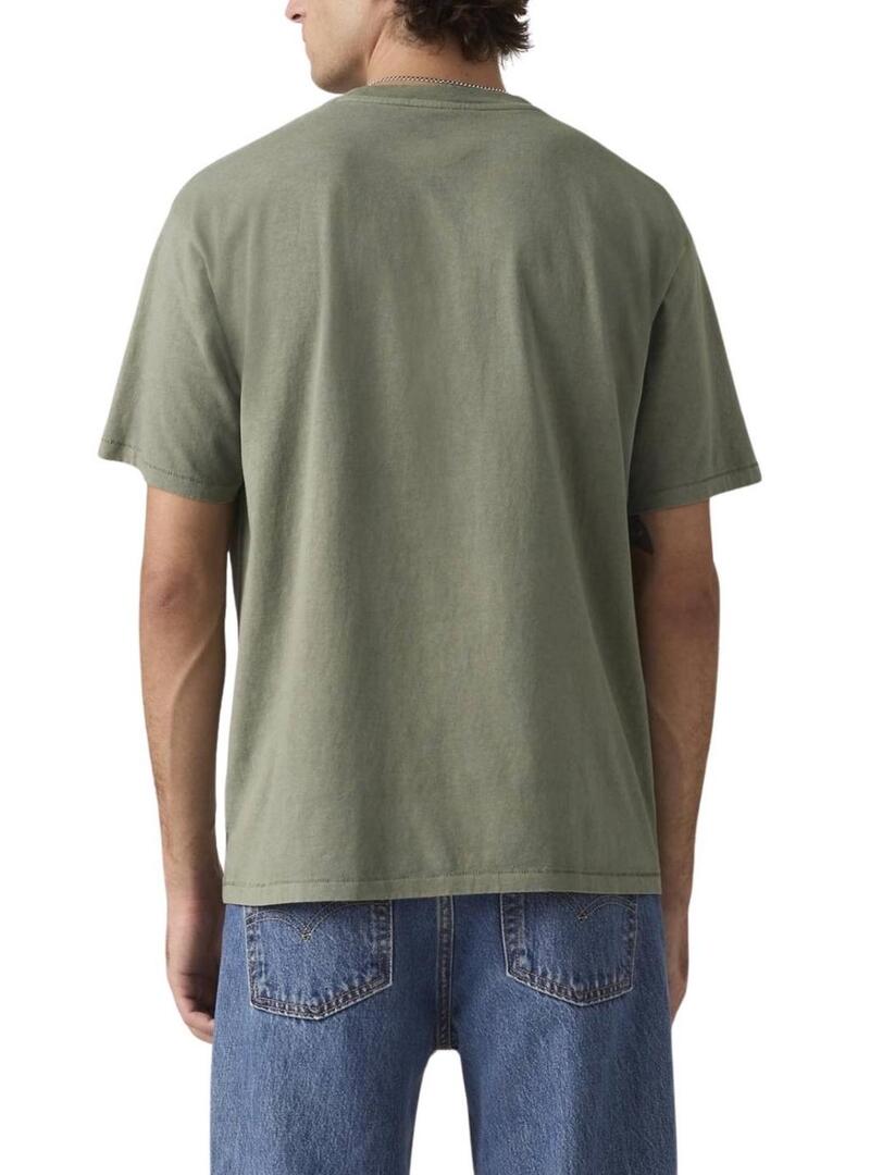Maglia Levis Red Tab Vintage verde per uomo