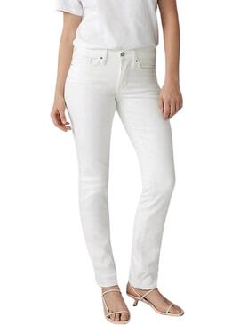 Pantaloni in denim Levis 314 shaping bianchi da donna