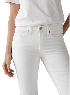 Pantaloni in denim Levis 314 shaping bianchi da donna