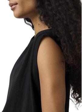 Maglietta Levis Boxy Tank nera da donna