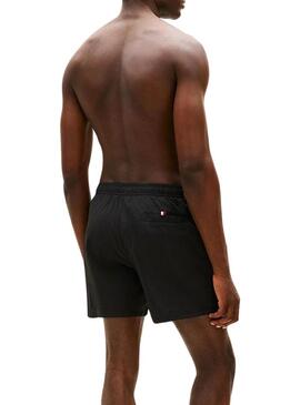 Costume da bagno Tommy Hilfiger con logo nero per uomo