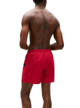 Costume da bagno Tommy Hilfiger Flag rosso per uomo