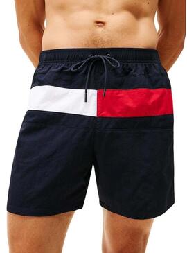 Costume da bagno Tommy Hilfiger Flag blu per uomo