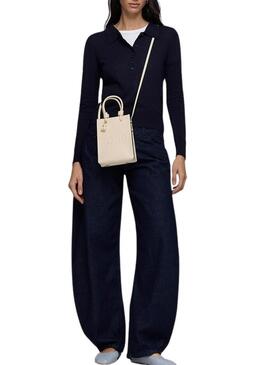 Borsa Tous mini Pop La Rue New beige per donna