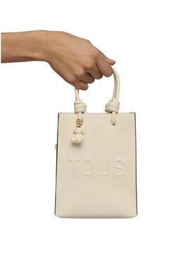 Borsa Tous mini Pop La Rue New beige per donna