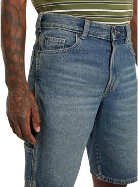 Pantaloni da carpentiere blu Dickies Bermuda per uomini