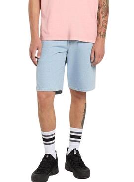 Bermuda Dickies da carpentiere in denim chiaro per uomo.