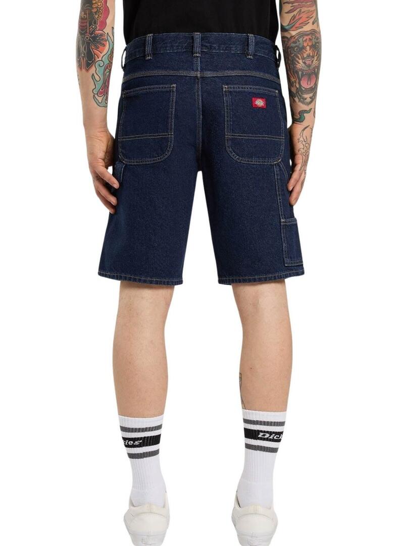 Pantaloni da carpentiere in denim Dickies Bermuda per uomo
