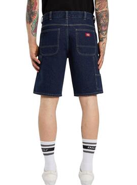 Pantaloni da carpentiere in denim Dickies Bermuda per uomo