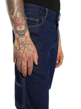 Pantaloni da carpentiere in denim Dickies Bermuda per uomo