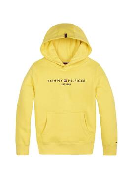 Felpe Tommy Hilfiger Essential H giallo Bambinos
