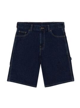 Pantaloni da carpentiere in denim Dickies Bermuda per uomo