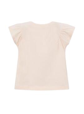 Maglietta Mayoral cowboy rosa cipria per ragazza